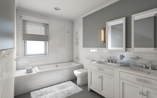 Finished bathroom renovation