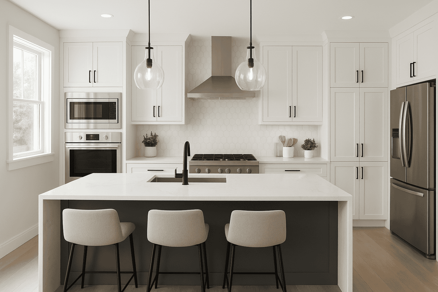 Custom kitchen design by Plitka
