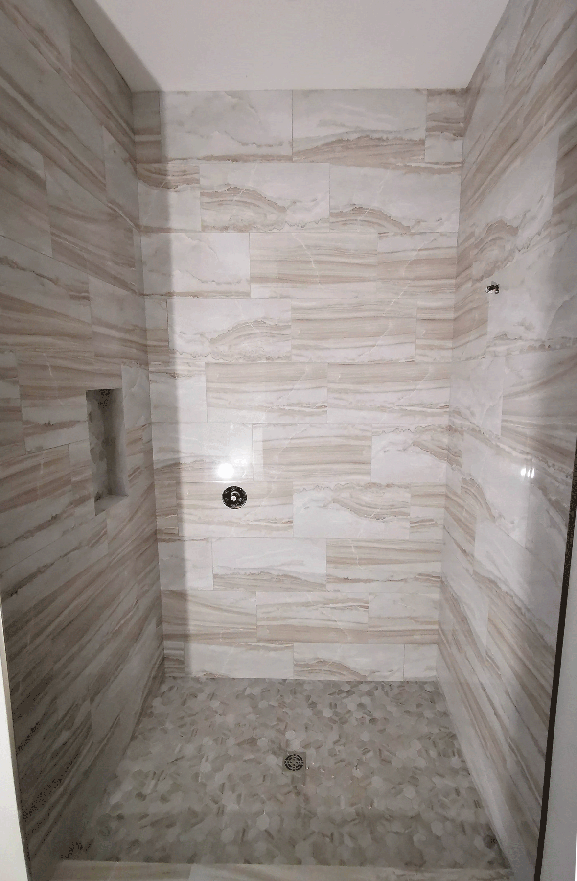 Custom tile shower installation — Plitka Construction Niagara